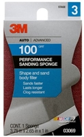 3M 3069 Performance Sanding Sponge 1 inch x 2-5/8 inch 100 Grit - Micro Parts & Supplies, Inc.