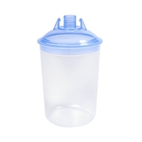 3M 16312 PPS Midi size (400mL) Lids and Liners w/125 micron Promo pack - free cup & collar + mix ratio insert - Micro Parts & Supplies, Inc.