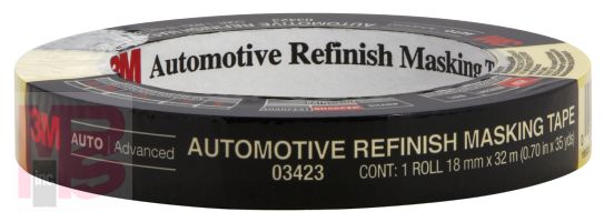 3M Automotive Refinish Masking Tape 3423  18 mm x 32 m