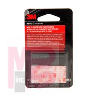 3M Multi-Purpose Fasteners 4862  1 in x 1 in  4 pair per pack  24 per case