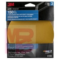 3M 31440 Sanding Disc with Stikit Attachment 150 Grit 6 in Disc - Micro Parts & Supplies, Inc.