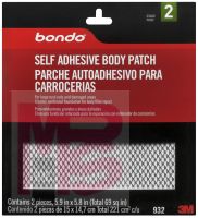 3M Bondo Self Adhesive Body Patch 00932