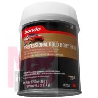 3M Bondo Professional Gold Filler 237  12.80 oz.  12 per case