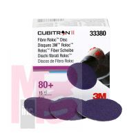 3M 33380 Cubitron II Fibre Roloc(TM) Disc 2 in (50mm) 80+ - Micro Parts & Supplies, Inc.