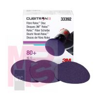 3M 33392 Cubitron II Fibre Roloc(TM) Disc 3 in (75mm) 80+ - Micro Parts & Supplies, Inc.