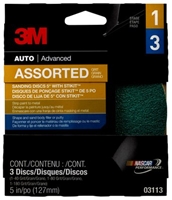 3M 03113 Sanding Discs 5 in Assorted Grit - Micro Parts & Supplies, Inc.