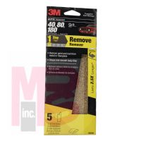 3M Sandpaper 3039  Assorted Coarse Grit  3 2/3 inch x 9 inch