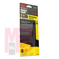 3M Emery Cloth 3008 Assorted Grit 3 2/3 inch x 9 inch