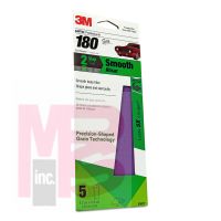 3M Precision Shaped Grain Sandpaper 3077 180 Grit 3 2/3 inch x 9 inch 20 packs per case