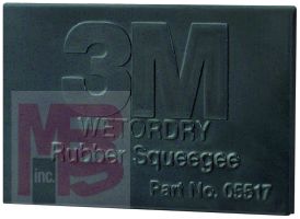 3M 5518 Wetordry(TM) Rubber Squeegee 2 in x 3 in - Micro Parts & Supplies, Inc.