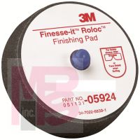 3M 5924 Finesse-it Roloc Finishing Pad 3 in - Micro Parts & Supplies, Inc.