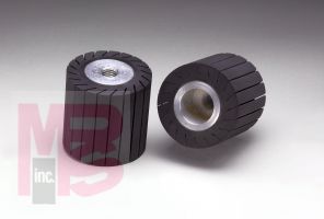 3M 77722 Rubber Slotted Expander Wheel 3 in x 3 in 5/8-11 Internal - Micro Parts & Supplies, Inc.