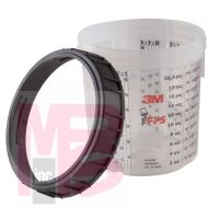 3M 16001 PPS Standard Cup & Collar 2 cups per box - Micro Parts & Supplies, Inc.