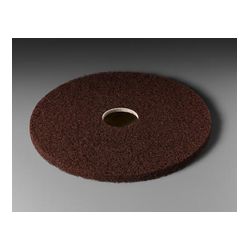 3M 7100 Brown Stripper Pad 12 in - Micro Parts & Supplies, Inc.