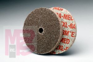 3M XL-UW Scotch-Brite(TM) EXL Unitized Wheel 3 in x 1/4 in x 1/4 in 8A MED - Micro Parts & Supplies, Inc.