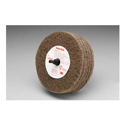 3M 14590 Scotch-Brite Roloc + Cut and Polish Disc D5 4 in x 1-1/4 in A MED - Micro Parts & Supplies, Inc.