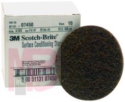 3M 07450 Scotch-Brite Surface Conditioning Disc 4 in x NH A CRS - Micro Parts & Supplies, Inc.