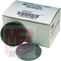 3M Scotch-Brite Surface Conditioning Disc 07507  3 in x NH S SFN  25 discs per box 1 box per inner 4 boxes per case