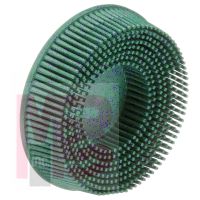 3M 18737 Scotch-Brite Roloc Bristle Disc 3 in x 5/8 Tapered 120 - Micro Parts & Supplies, Inc.