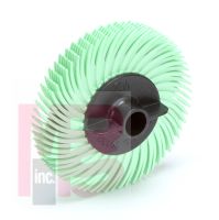 3M RB-ZB Scotch-Brite Radial Bristle Disc Thin Bristle 2 in x 3/8 in 1 Micron - Micro Parts & Supplies, Inc.