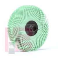 3M RB-ZB Scotch-Brite Radial Bristle Disc Thin Bristle 3 in x 3/8 in 1 Micron - Micro Parts & Supplies, Inc.