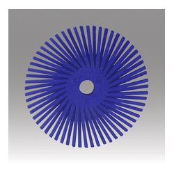 3M RB-ZB Scotch-Brite Radial Bristle Disc Thin Bristle 3 in x 3/8 in 400 - Micro Parts & Supplies, Inc.