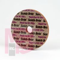 3M RC-UW Scotch-Brite(TM) Rapid Cut Unitized Wheel 6 in x 1/2 in x 1 in 9C CRS+ - Micro Parts & Supplies, Inc.