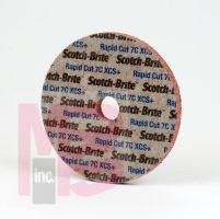 3M RC-UW Scotch-Brite(TM) Rapid Cut Unitized Wheel 6 in x 1/4 in x 7/8 in 7C XCS+ - Micro Parts & Supplies, Inc.