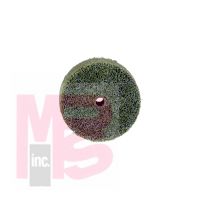 3M DP-UW Scotch-Brite(TM) Deburr and Finish PRO Unitized Wheel 2 in x 3/4 in x 1/4 in 6C MED+ - Micro Parts & Supplies, Inc.