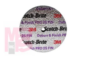 3M Scotch-Brite Deburr and Finish PRO Unitized Disc  4 1/2 in x 7/8 in 2S FIN 5 per case