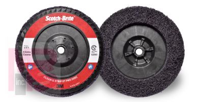 3M Scotch-Brite Clean and Strip XT Pro Disc  T27 Quick Change  7 in x 5/8 in-11  S XCS  5 per case