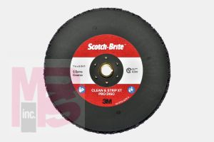 3M Scotch-Brite Clean and Strip XT Pro Disc  TN Quick Change  7 in x 5/8 in-11  S XCS  5 per case