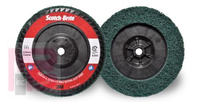 3M Scotch-Brite Clean and Strip XT Pro Extra Cut Disc  T27 Quick Change  7 in x 5/8 in-11  A XCS  5 per case