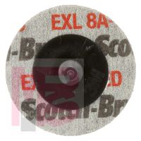 3M Scotch-Brite Roloc EXL Unitized Wheel  TR  3 in x 1/8  8A MED  10 per inner 40 per case  Restricted