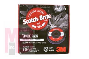 3M Scotch-Brite Clean and Strip XT Pro Disc  T27 Quick Change  4-1/2 in x 5/8 -11 in  S XCS  Single Pack  10 per case