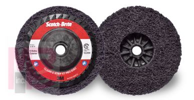 3M Scotch-Brite Clean and Strip XT Pro Disc  T27 Quick Change  5 in x 5/8-11 in  S XCS  10 per case