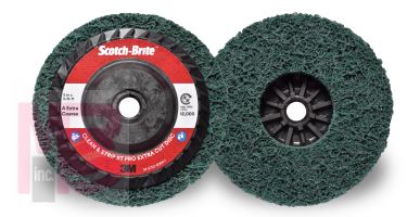 3M Scotch-Brite Clean and Strip XT Pro Extra Cut Disc  T27 Quick Change  5 in x 5/8 -11 in  A XCS  10 per case