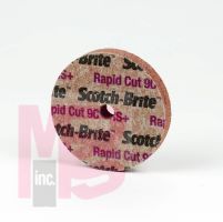 3M RC-UW Scotch-Brite(TM) Rapid Cut Unitized Wheel 3 in x 1/4 in x 3/8 in 9C CRS+ - Micro Parts & Supplies, Inc.