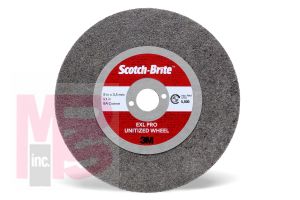 3M Scotch-Brite EXL PRO Unitized Wheel  3 in X 2.7 mm X 3/8 in 8A CRS 40 per case