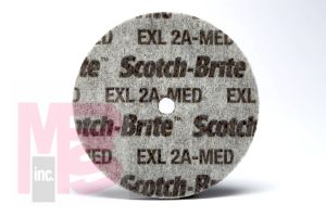 3M Scotch-Brite EXL Unitized Wheel  6 in x 1/5 in x 1/4 in  2A MED  8 per case