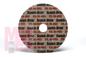 3M Scotch-Brite EXL Unitized Wheel  8 in x 3/16 in x 1 in  8A MED  4 per case