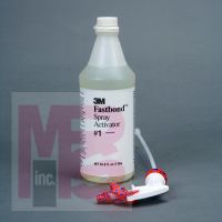 3M 1 Fastbond(TM) Spray Activator 1 Liter Spray Bottle, - Micro Parts & Supplies, Inc.