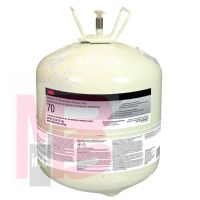 3M 70 HoldFast Cylinder Spray Adhesive Clear  Large Cylinder (Net Weight 27.3 Pounds)  - Micro Parts & Supplies, Inc.