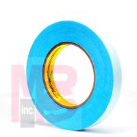 3M Repulpable Double Coated Tape 9974B Blue 18mm x 55m 48 per case Bulk