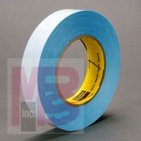 3M Repulpable Double Coated Tape R3227 Blue 18mm x 55m 48 per case Bulk