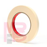 3M Scotch High Performance Masking Tape 213 Tan 1/2 in x 60 yd 6.5 mil 72 per case Bulk