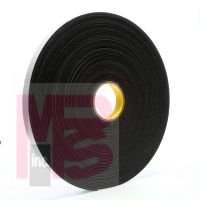 3M 4508-1"x36yd Vinyl Foam Tape Black 1 in x 36 yd - Micro Parts & Supplies, Inc.