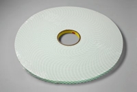 3M 4008-1/4"x36yd Double Coated Urethane Foam Tape Off-White 1/4 in x 36 yd 1/8 in - Micro Parts & Supplies, Inc.