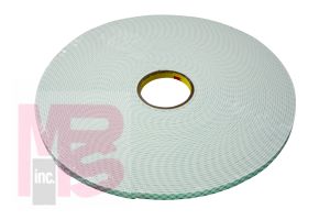 3M Double Coated Urethane Foam Tape 4008 Off-White  3/8 in x 36 yd 1/8 in 24 per case Bulk