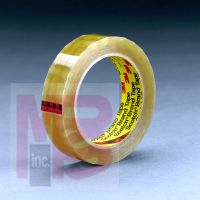 3M 681 Scotch Light Duty Packaging Tape Clear Moisture Chemical Resistant 3/8 in x 72 yd - Micro Parts & Supplies, Inc.